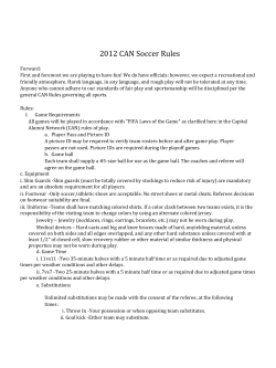 Microsoft Word - 2011 CAN Soccer Rules - Final - 4-28
