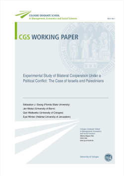 Experimental Study of Bilateral Cooperation Under a Political