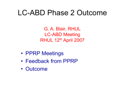 LC-ABD Phase 2 Outcome