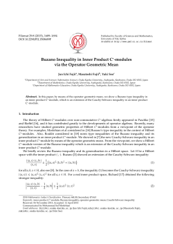 Buzano Inequality in Inner Product C∗-modules via the - PMF-a