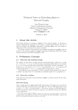 Technical Notes on Extending gSpan to Directed Graphs