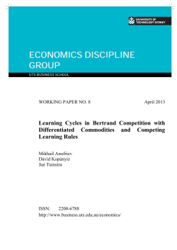 Learning Cycles in Bertrand Competition with Differentiated