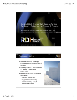 Optimal High R-value Wall Designs for the Far North