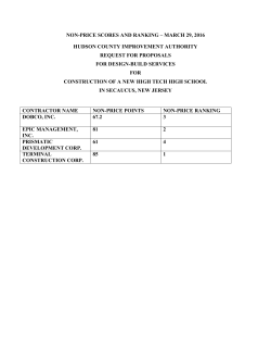 non-price scores and ranking &ndash; march 29, 2016 hudson county