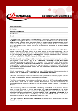 found here - BC Franchising Consultants
