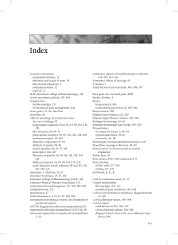 Accessory movement component motions, 12 definition and - Pro-Ed
