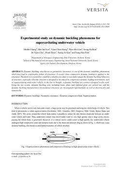 Experimental study on dynamic buckling phenomena