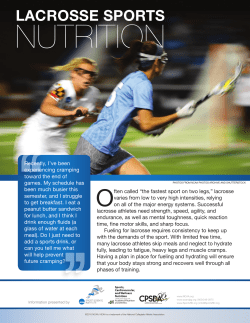 Lacrosse Sports Nutrition