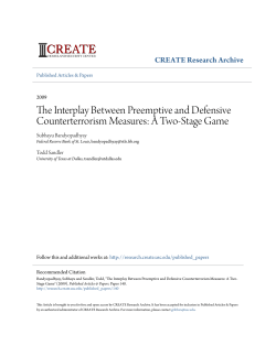 The Interplay Between Preemptive and Defensive - usc