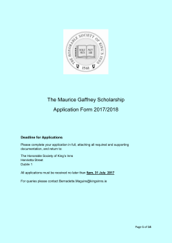 Application form 2017