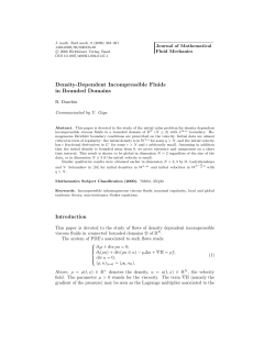 Density-Dependent Incompressible Fluids in Bounded Domains