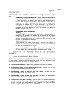 2.5.1 Orders for items on the Trust`s electronic catalogue