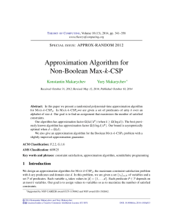 Approximation Algorithm for Non-Boolean Max-k-CSP