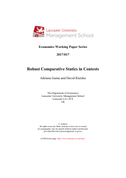 Robust Comparative Statics in Contests