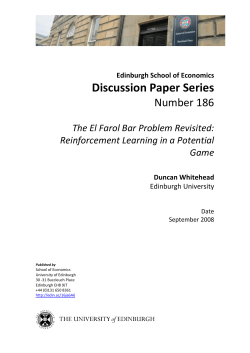 Discussion Paper Series - Economics