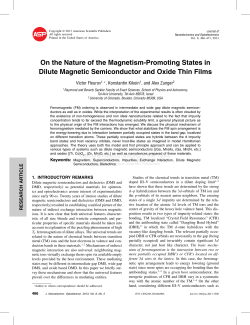 On the Nature of the Magnetism-Promoting States in Dilute Magnetic