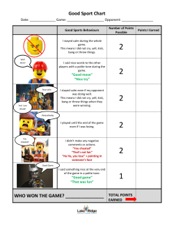 Good Sport Chart