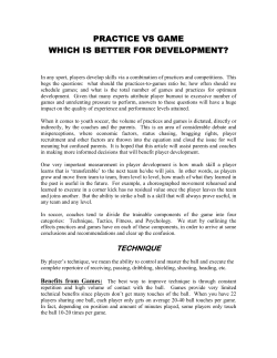 PRACTICE VS GAME WHICH IS BETTER FOR DEVELOPMENT?