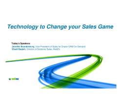 Technology to Change your Sales Game