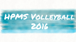 HPMS Volleyball 2016