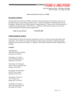 Central Kitsap Fire and Rescue - Kitsap County Department of