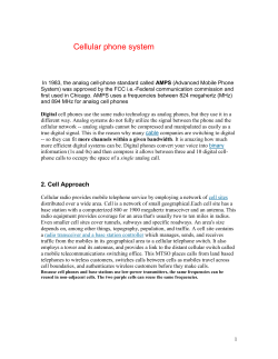 The Cell Approach