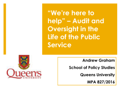 audit - Andrew Graham