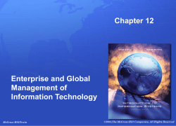 Intro to Information Systems