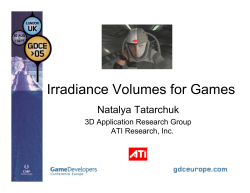 Irradiance Volumes for Games