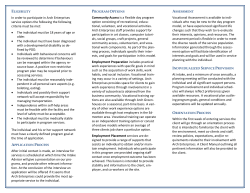 In order to participate in Arch Enterprises service options the