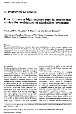 How to have a high success rate in treatment