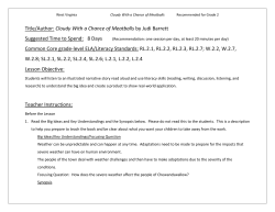 Cloudy With a Chance of Meatballs