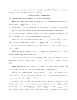 A supplement to &ldquo;Asymptotic Distributions of Quasi
