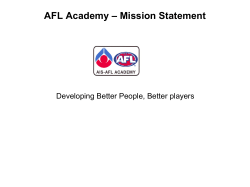 2012 National Coaching Conference Presentation