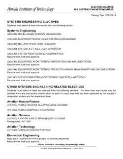 ece 5270 special topics in systems