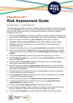 Risk Assessment Guide