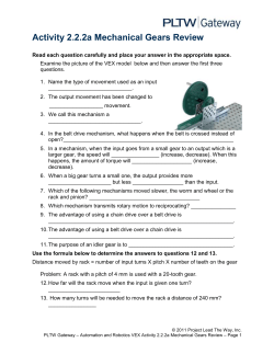 Activity 2.2.2a Mechanisms Review