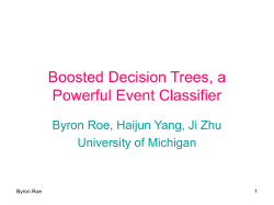 The Boosting Algorithm, an Alternative to Artificial Neural Networks