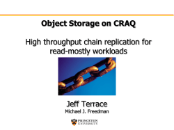 CRAQ - Cs.princeton.edu