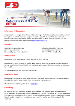 Information To Competitors Distances Event Location