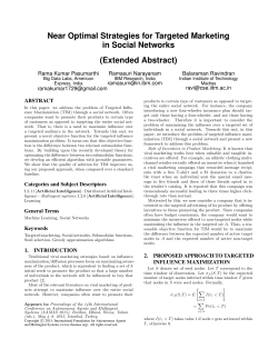 Near Optimal Strategies for Targeted Marketing in Social Networks