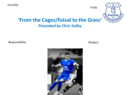 Individual Learning Objectives Everton FC Coaching