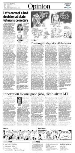 Let`s correct a bad decision at state veterans cemetery