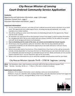 City Rescue Mission of Lansing Court