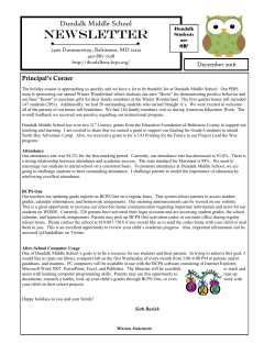 newsletter - Dundalk Middle