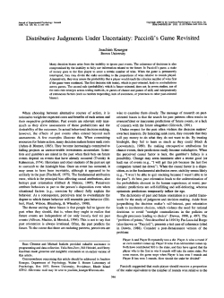 Distributive Judgments Under Uncertainty: Paccioli`s Game Revisited