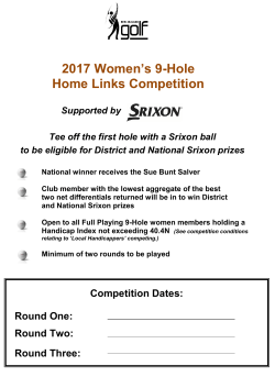 Homelinks 9 Hole Poster 2014