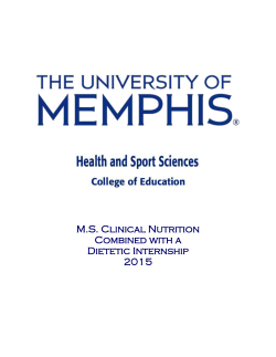 Student Handbook - University of Memphis