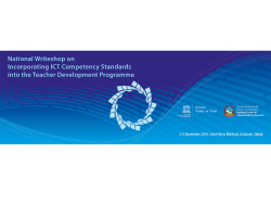Potential of ICT - ICTcompetenciesforteachers