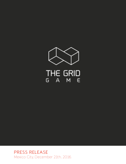 press release - The Grid Game